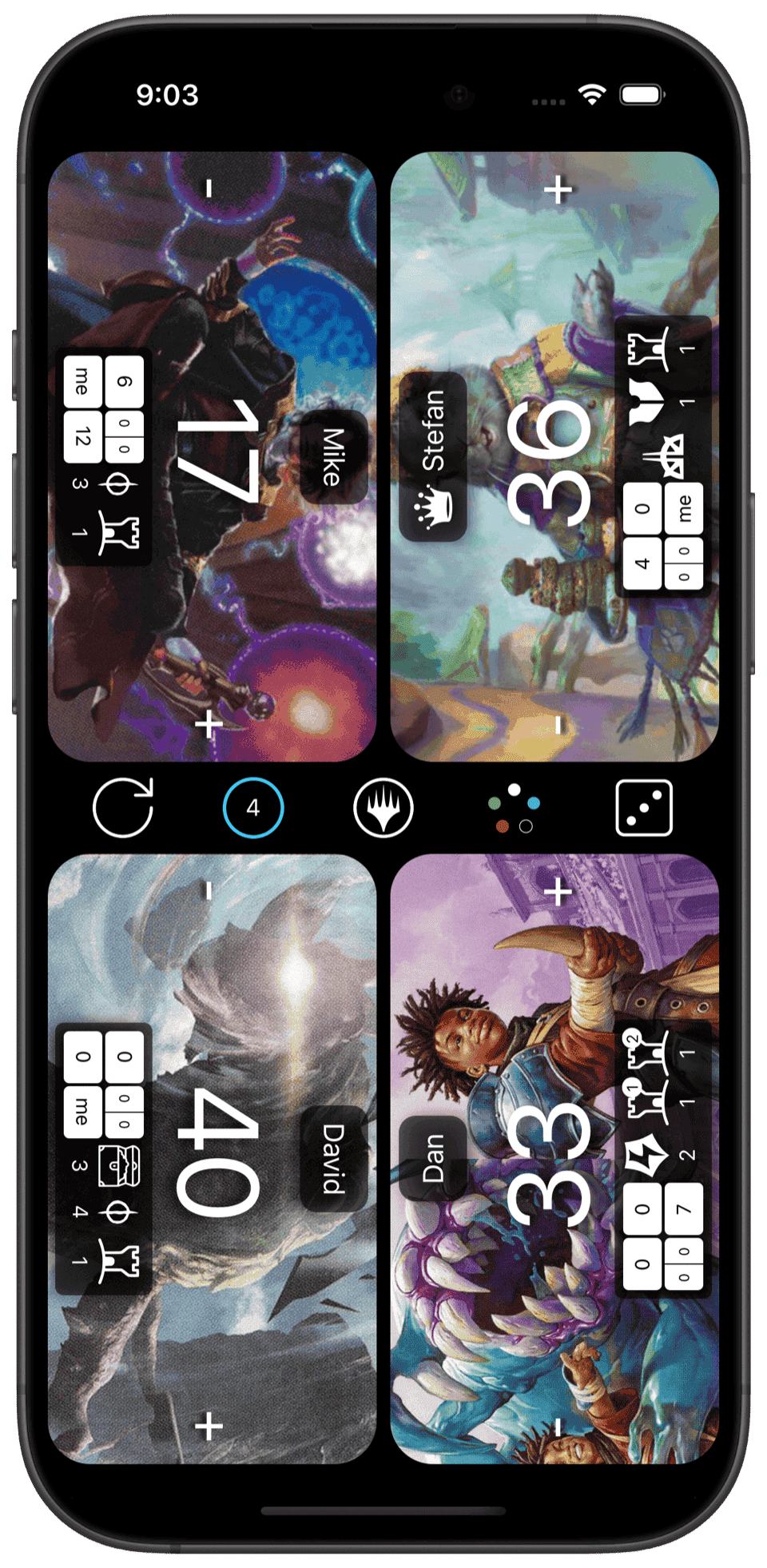 Lifetap 四人生命计数与指挥官伤害追踪